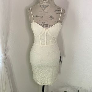 Lulu’s Lace Corset Mini Dress